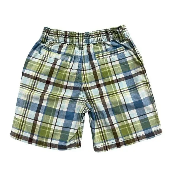 Gymboree 18-24m Blue Green Brown Plaid Shorts - Picture 3 of 4